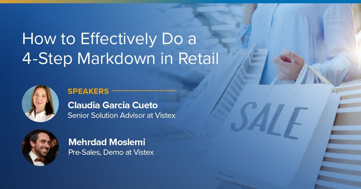 Webinar su richiesta:  Retail Markdown Strategies
