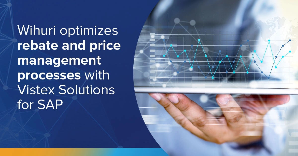 Argomento di studio:  Wihuri optimizes rebate and price management processes with Vistex Solutions for SAP
